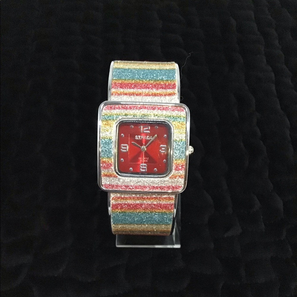 STRADA QUARTZ CUFF BRACELET WATCH